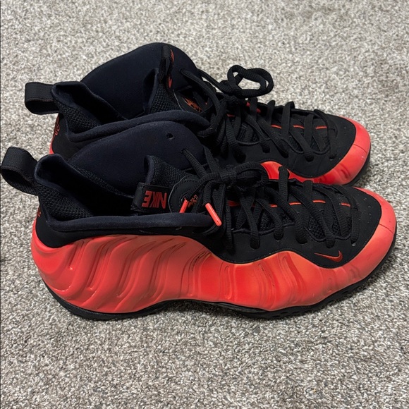 Nike Air Foamposite One “Habanero Red” 314996-603 Men’s Size 10.5 Black Red - Picture 3 of 10
